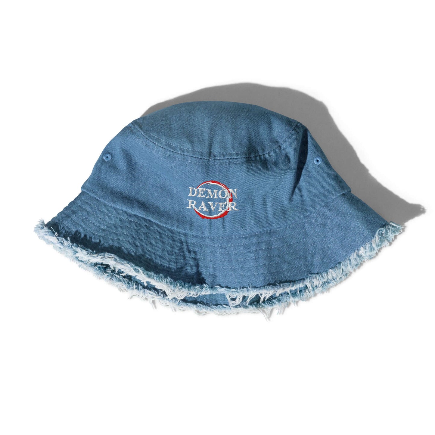 Demon Raver - Distressed Bucket Hat - BERRR SHOP