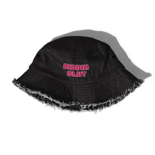 Riddim Slut - Distressed Bucket Hat