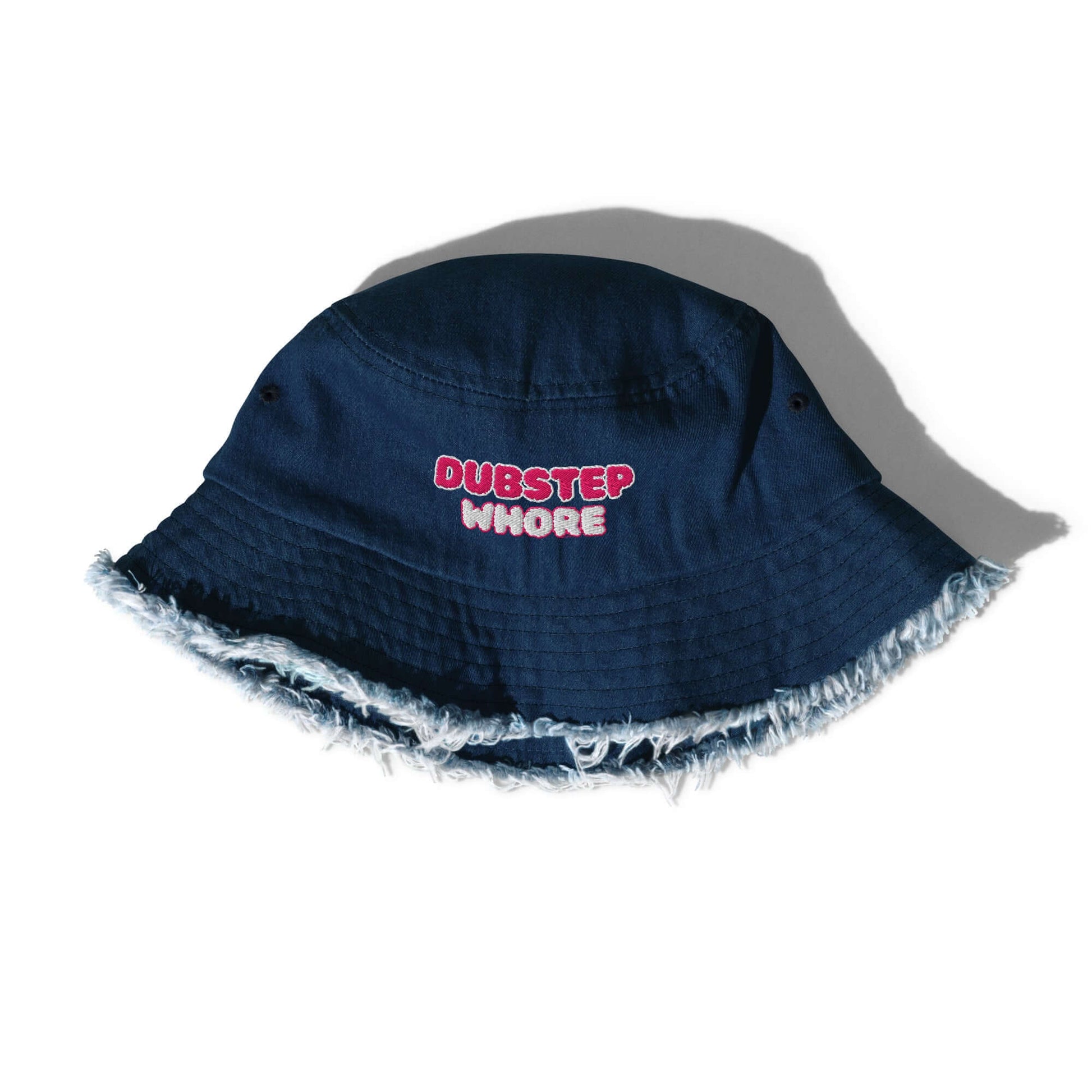 Dubstep Whore - Distressed Bucket Hat - BERRR SHOP