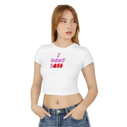 I Want Bass - Baby Tee - BERRR SHOP