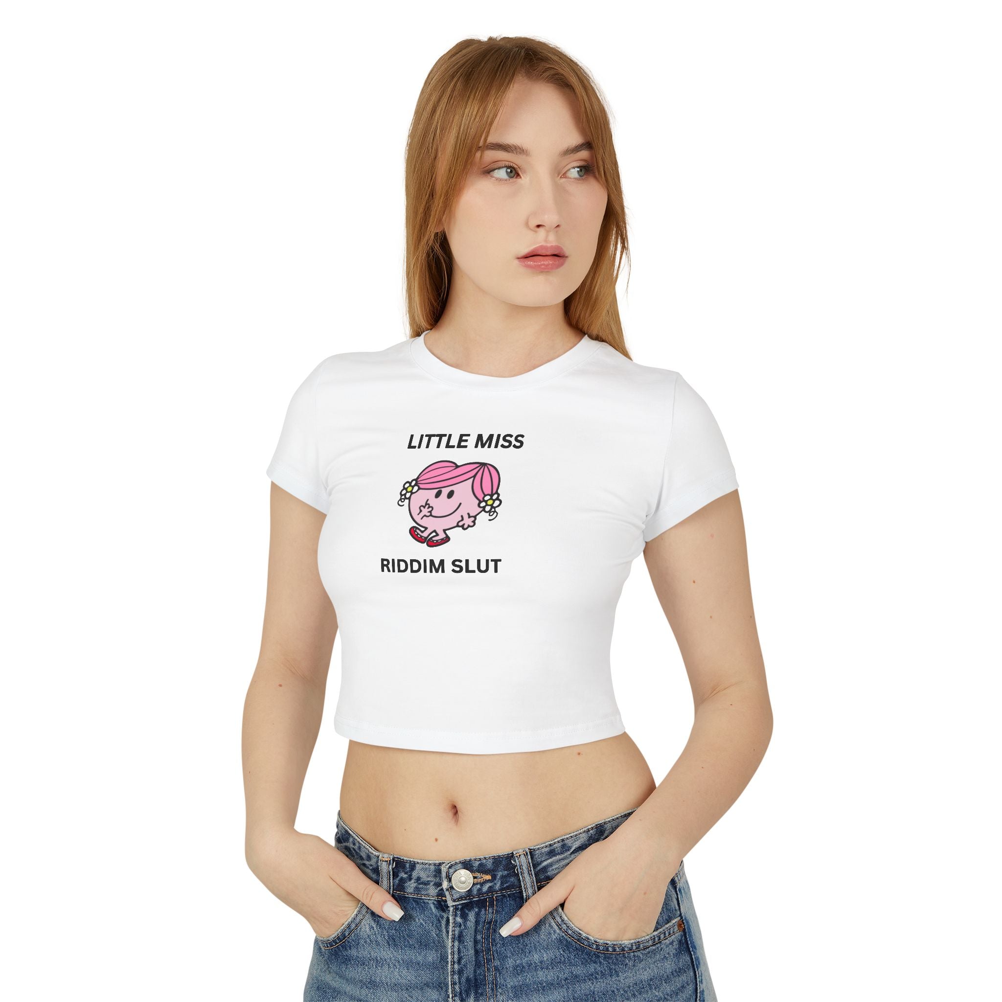 Little Miss Riddim Slut - Baby Tee - BERRR SHOP