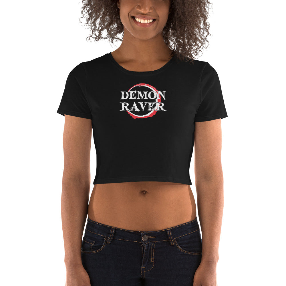 Demon Raver - Crop Top (Black)