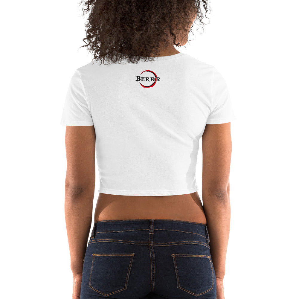 Demon Raver - Crop Top (White)